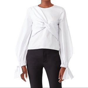 Milky wrap front blouse- never worn